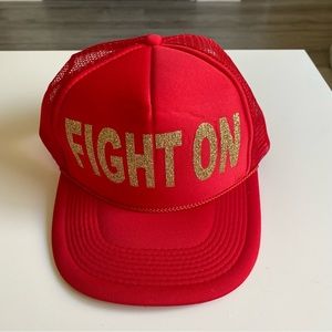 USC FIGHT ON TRUCKER HAT SNAPBACK